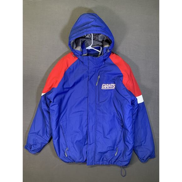 New York Giants NFL Football 2 -in-1 Fleece Lined Winter Jacket Heavy Coat 2XL - Picture 1 of 13